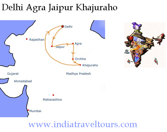 Golden Triangle Tour with Khajuraho